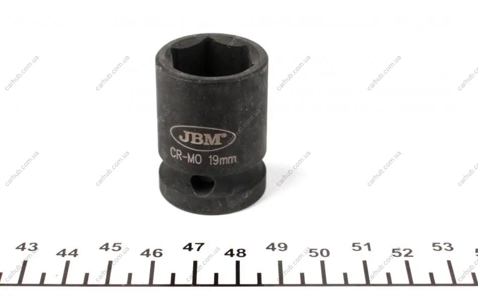 Головка торцева ударна 1/2" 19 мм JBM 11121 (фото 1)