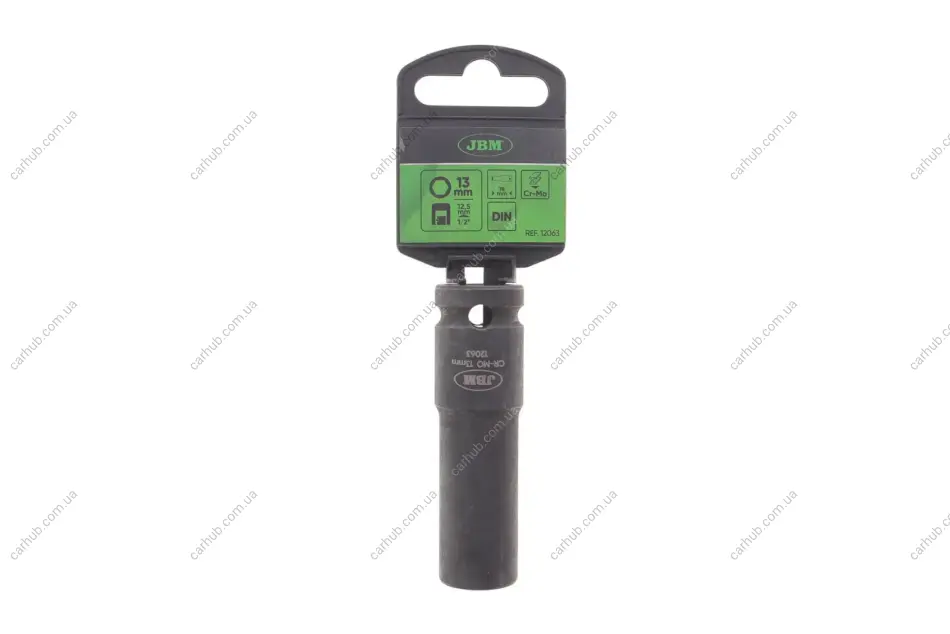 Головка торцева ударна 1/2" 13 мм Long 78 мм JBM 12063 (фото 1)