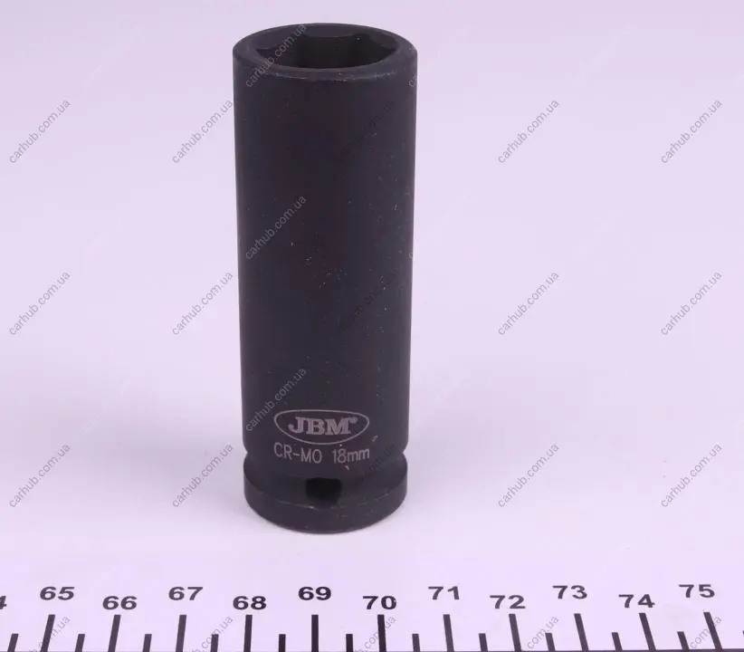 Головка торцева ударна 1/2" 18 мм Long 78 мм JBM 12067 (фото 1)