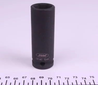 Головка торцева ударна 1/2" 18 мм Long 78 мм JBM 12067