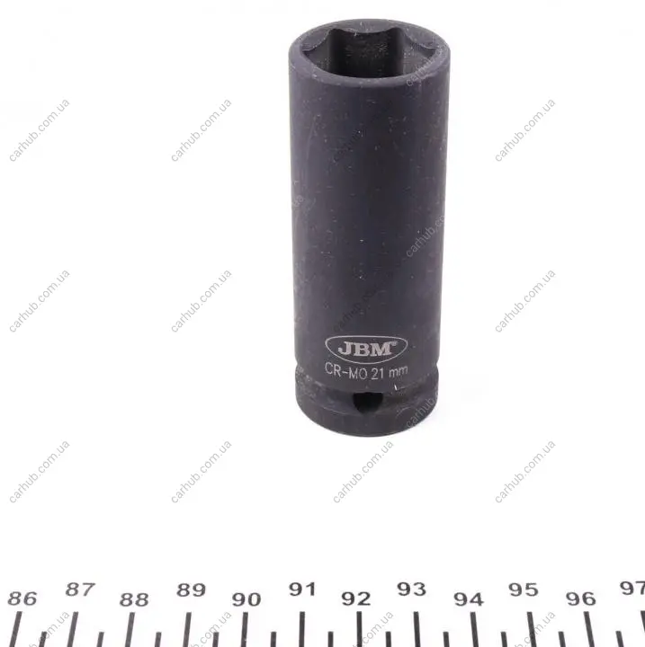 Головка торцева ударна 1/2" 21 мм Long 78 мм JBM 12069 (фото 1)