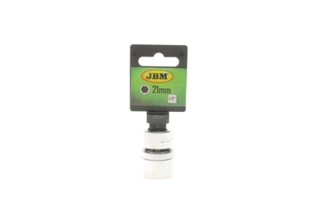 Головка торцева 1/2" 21 мм (хромована) JBM 13267