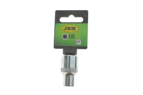 Головка торцева 1/2" E10 (хромована) JBM 13658