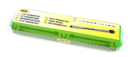Ключ динамометричний 1/4" 5-25 Нм 270 мм JBM 51262