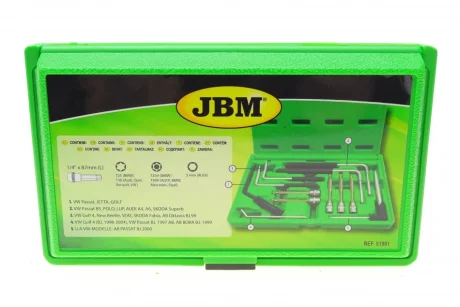Набір інструментів для зняття подушок безпеки (12шт) JBM 51501