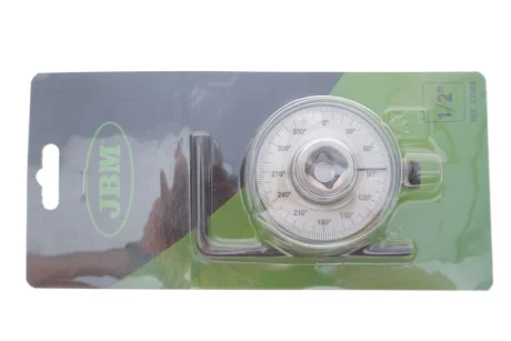 Кутомір аналоговий 1/2" для вимірювання кута повороту 360° JBM 52583