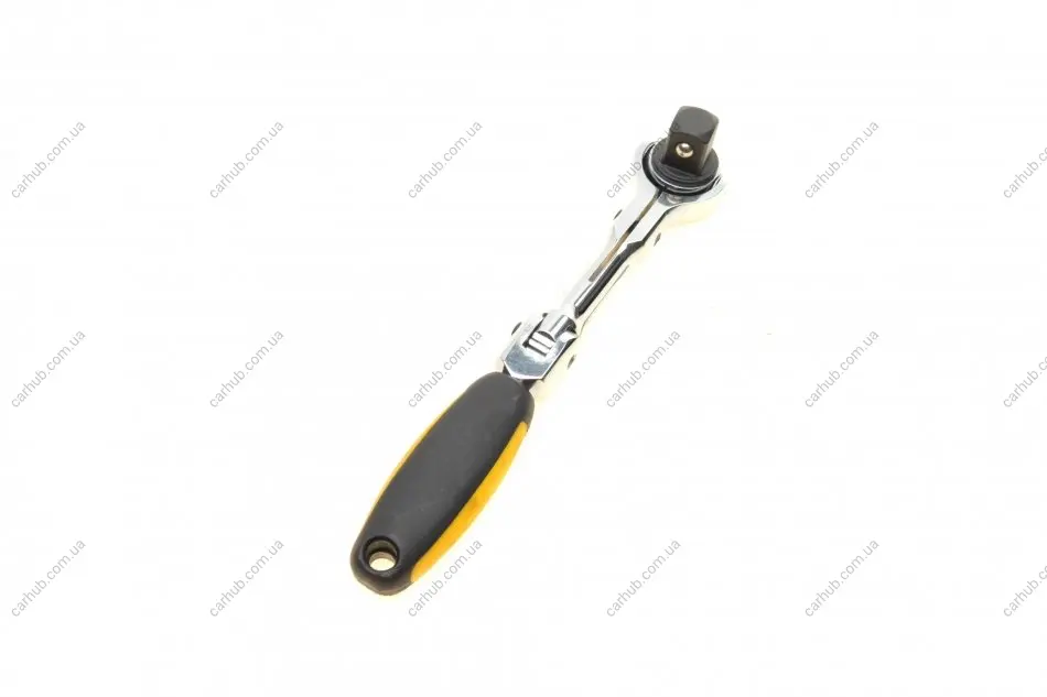 Тріскачка 1/4" з поворотною головкою 48 зубців 185 мм JBM 52585 (фото 1)