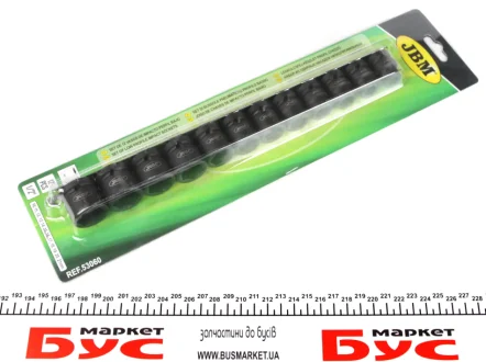 Набір ударних головок 1/2" 10-21 мм 12 од. JBM 53060