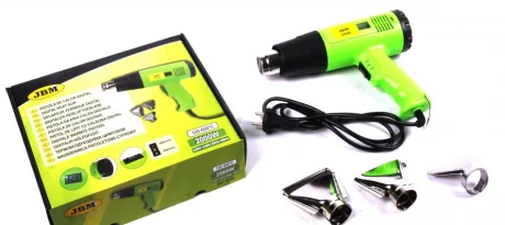 Фен промисловий 2000W (з цифровим регулюванням t°) JBM 53162