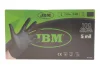 Рукавиці нітрилові (L) 100 шт. 5 mil (чорні) JBM 54152 (фото 1)