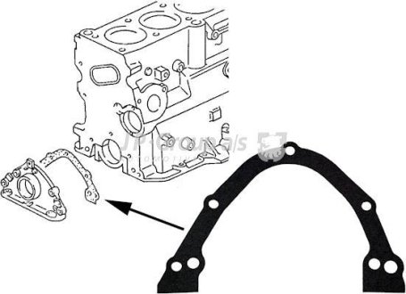 Прокладка кришки ГРМ Golf/Passat/A6 -97 JP GROUP 1119100300