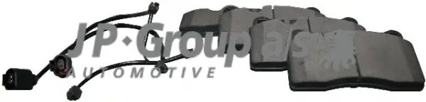 Гальмівні колодки пер. VW Touareg 02- (brembo) JP GROUP 1163606810 (фото 1)