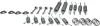 Монтажний к-кт барабанних гальм зад. VW T4 90-03 265х55 JP GROUP 1163950410 (фото 1)