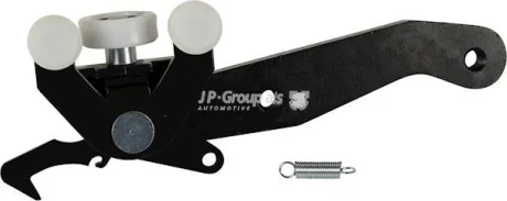 Ролик зсувних дверей (нижній/зпереду) T5 03- (з кроншт.) JP GROUP 1188600980