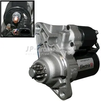 Стартер VW Golf V/VI 1.4/1.6 FSI 03-13 (1kw) (12V) (z=10) JP GROUP 1190304000 (фото 1)
