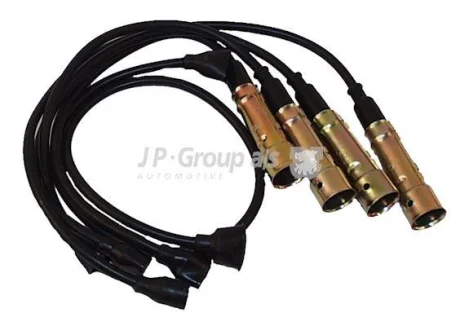 Комплект (4 шт.) проводів запалення Golf II/III/Passat B3/Audi 80 (5кОм) JP GROUP 1192000410