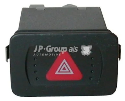 Кнопка аварійної сигналізації Golf IV/Bora 97-06 (7 конт.+реле) JP GROUP 1196300400