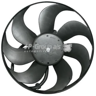 Вентилятор радіатора Golf IV/Octavia/Fabia (345mm/ 200/60W) JP GROUP 1199104000
