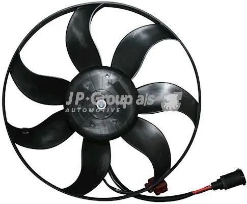 Вентилятор радіатора Caddy 2.0TDi 07-10 JP GROUP 1199106800 (фото 1)