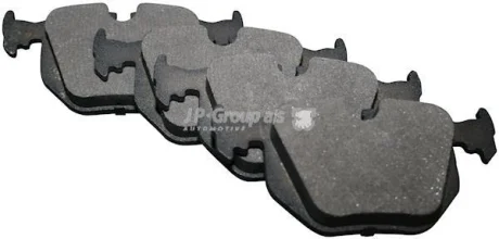 Гальмівні колодки зад. BMW 3(E46)/5(E39)/7(E38)/X3 (E83,E83N)/X5(E53) (ATE) (16.3mm) JP GROUP 1463700910