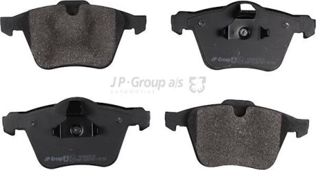 Фото гальмівні колодки пер. Ford Mondeo 07-15/Volvo S80 06- (ATE) JP GROUP 1563602610 Гальмівні колодки пер. Ford Mondeo 07-15/Volvo S80 06- (ATE) JP GROUP 1563602610