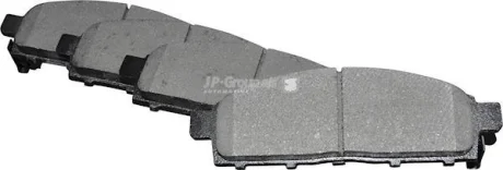 Гальмівні колодки пер. Mitsubishi L200 05-15 (tokico) JP GROUP 3963600210