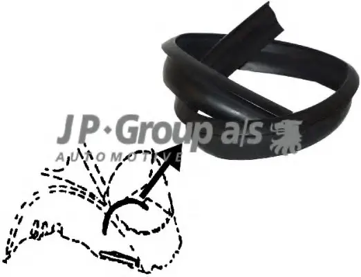 Ущільнювач для моторного відсіку передній JP GROUP 8185500606 (фото 1)