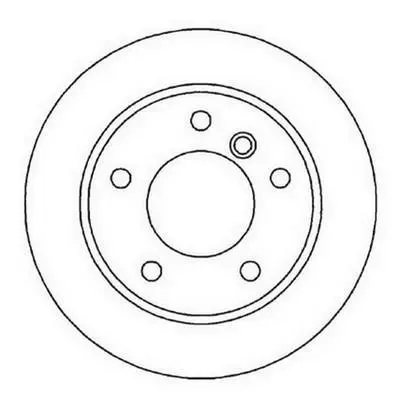 КОМПЛ.2 ШТ/ Гальмівний диск зад. BMW 3 (E36/46) 95-05 (276x19) Jurid 562003JC (фото 1)
