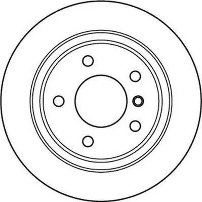 Гальмівний диск зад. BMW 3 (E46) 97-06 (294*59,2) компл. 2шт Jurid 562094JC (фото 1)