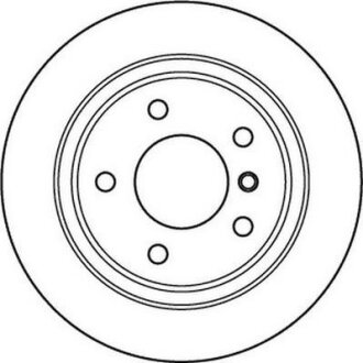 Гальмівний диск зад. BMW 3 (E46) 97-06 (294*59,2) компл. 2шт Jurid 562094JC