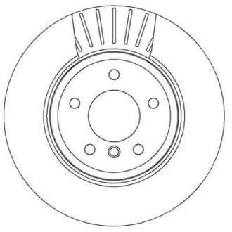 КОМПЛ.2 ШТ/ Гальмівний диск зад. BMW E60/E61/E63/E64 03- (320*20) Jurid 562319JC