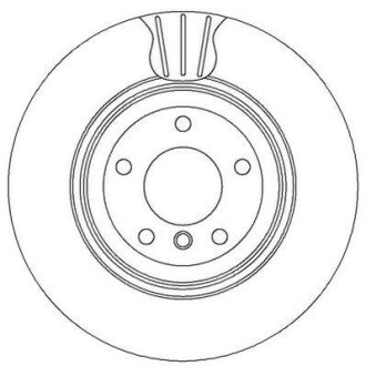 Гальмівний диск зад. BMW 3 (E90/E91) 04-12 (336*67) компл. 2шт Jurid 562334JC