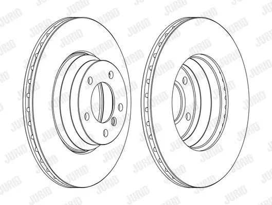 Гальмівний диск пер. BMW 3 (E90/E91/E93)/X1 (E84) (330*73,3) Jurid 562395JC-1 (фото 1)