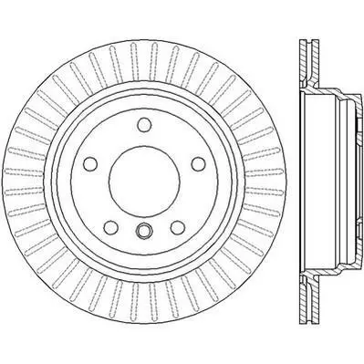 Гальмівний диск зад. BMW 1 (E87)/3 (E90)/X1 (E84) 05-15 (300*66) компл. 2шт Jurid 562442JC (фото 1)