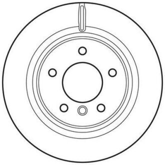 Гальмівний диск зад. BMW 1 (E82/E88) 06-13 (300*76) компл. 2шт Jurid 562786JC