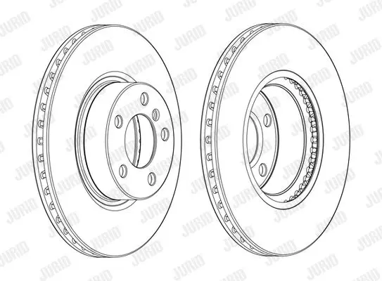 Гальмівний диск пер. BMW X3 (F25)/X4 (F26) 10-18 (328x28) Jurid 562891JC-1 (фото 1)