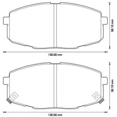 Гальмівні колодки пер. Hyundia i30/KIA C\'eed 02- Jurid 572577J (фото 1)