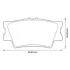 Гальмівні колодки зад. Toyota RAV4 06- (akebono) Jurid 572595J (фото 1)