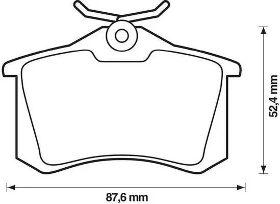 Гальмівні колодки зад. A4/A6/A8 /C4/C8/Partner/Fabia/Octavia (TRW) Jurid 573032J (фото 1)