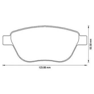 Гальмівні колодки пер. Corsa D 06-(Bosch) Jurid 573204J