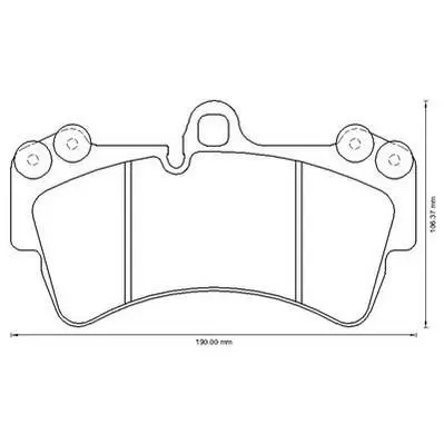 Гальмівні колодки пер. Audi Q7/Touareg/Cayenne (Brembo) Jurid 573282J (фото 1)