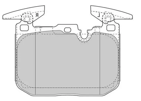 Гальмівні колодки пер. BMW 1 (F20)/3 (F30/F31/F80) 11-19 (Brembo) Jurid 573355J (фото 1)