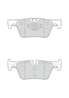Гальмівні колодки зад. BMW 1 (F20)/3 (F30/F31/F80) 11-19 (Bosch) Jurid 573401J