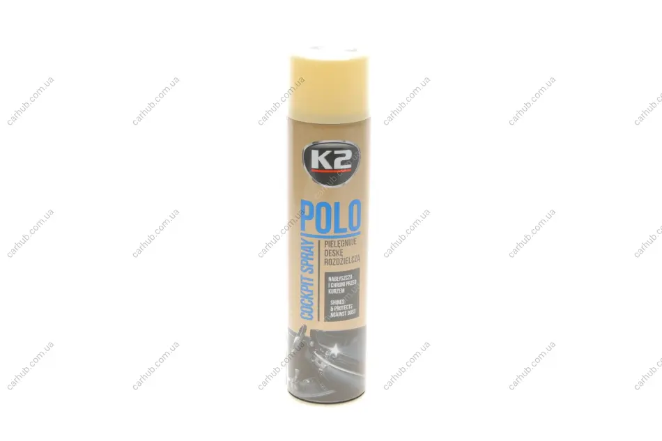 Поліроль для пластика Polo Cockpit Spray (Ваніль) (600ml) K2 K406WA (фото 1)