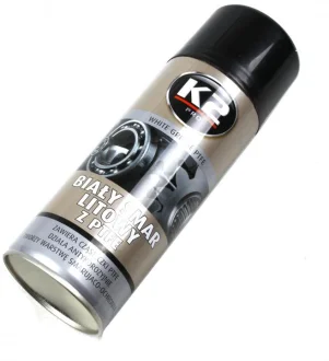 Засіб для змазки деталей White Grease PTFE (400ml) K2 W121