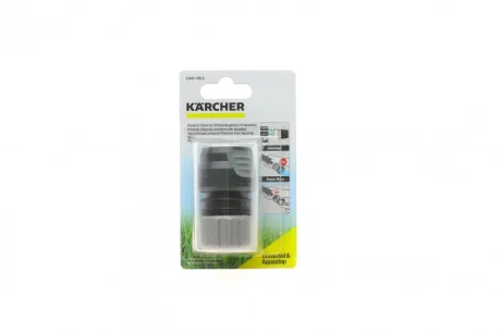Конектор універсальний для шлангів Plus 1/2"-5/8"-3/4" (з преміум аквастопом) Kaercher 2.645-196.0