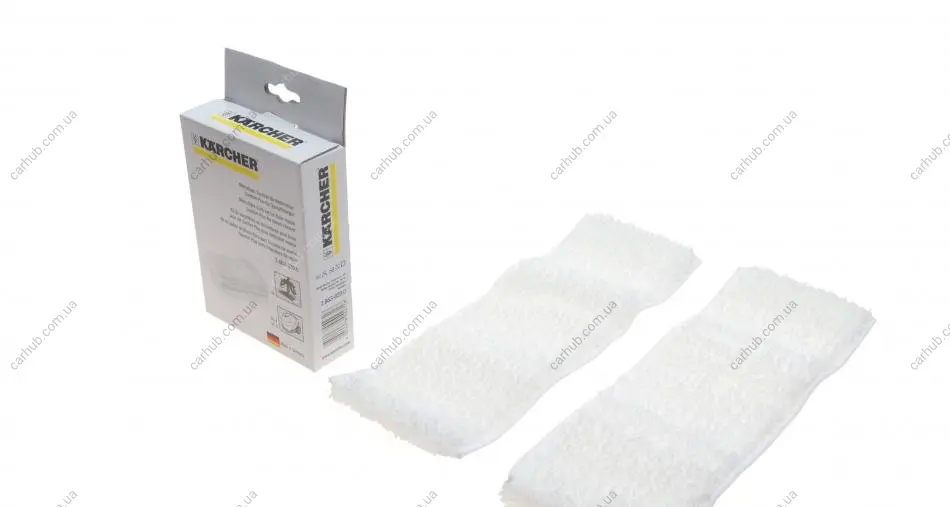 Набір салфеток мікрофібрових для насадки Comfort Plus (для пароочистителя SC4/SC5) (2шт) Kaercher 2.863-020.0 (фото 1)