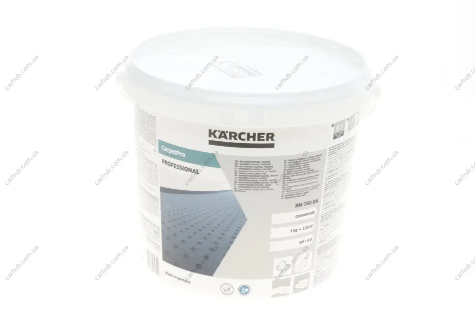 Засіб для чистки килимів порошковий CarpetPro RM 760 (10kg)(Puzzi 10/1 /10/2 /30/4) Kaercher 6.295-847.0 (фото 1)