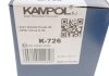 Колодки тормозные (задние) Opel Corsa 06-/Fiat Punto 99- (барабани) (203x38) KAMPOL K-726 (фото 4)