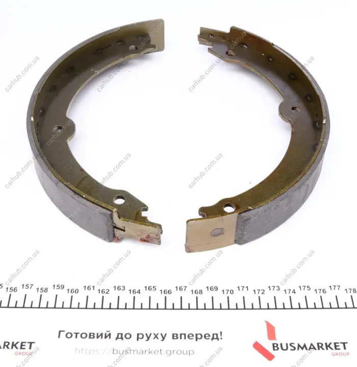 Колодки ручника Toyota Land Cruiser 08- (242x35) KAMPOL K-818 (фото 1)